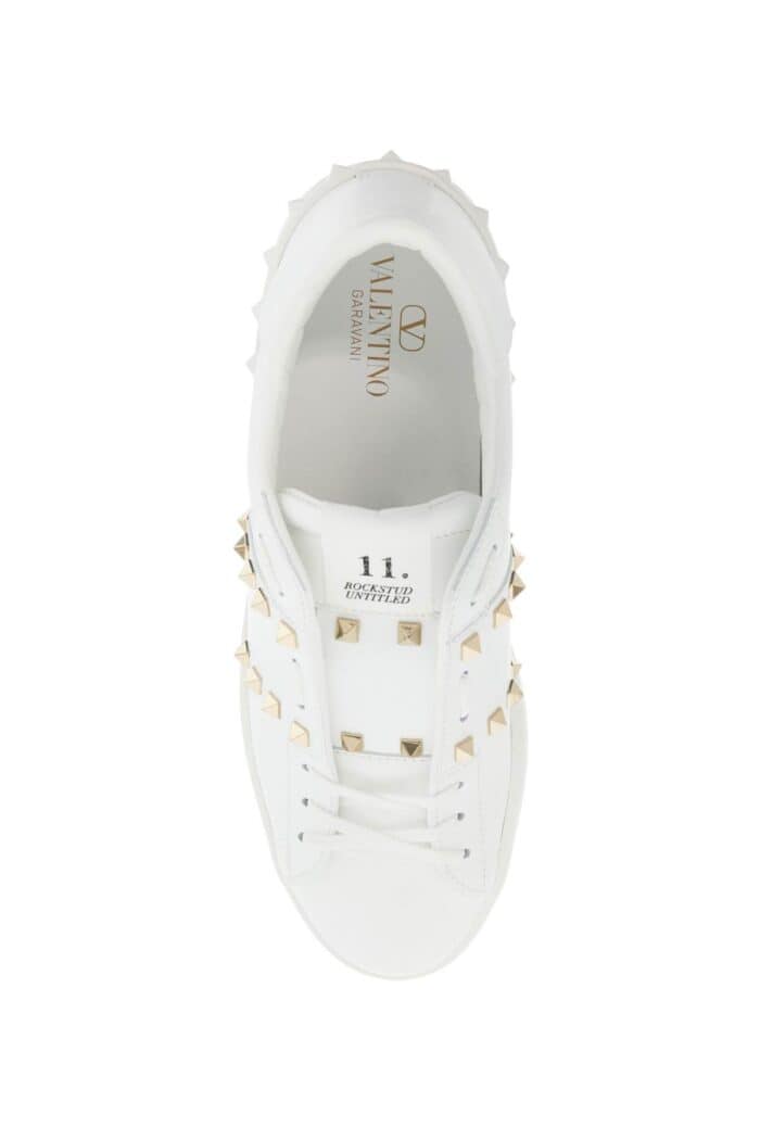 VALENTINO GARAVANI Open Rockstud Untitled Sneakers