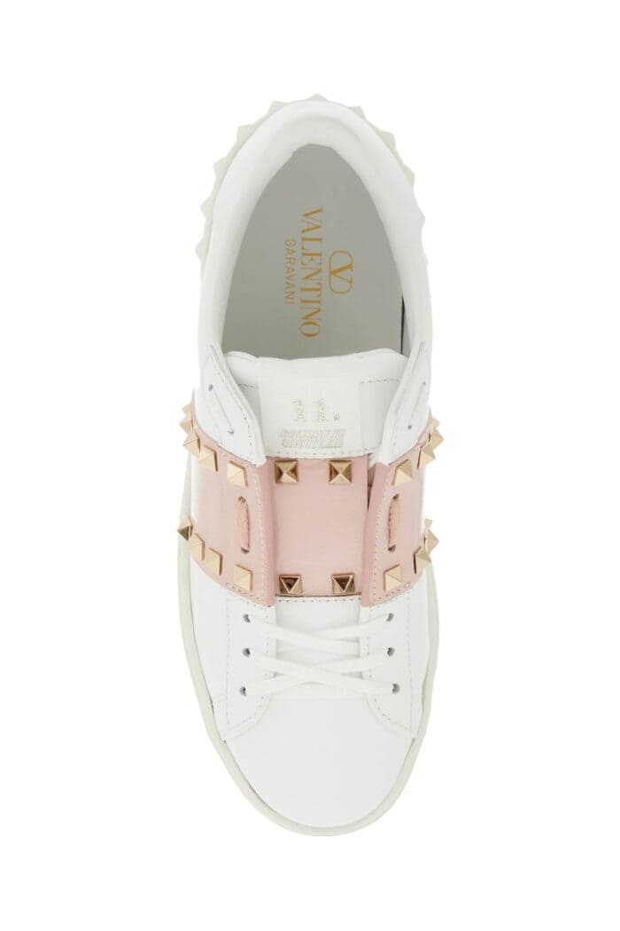 VALENTINO GARAVANI Open Rockstud Untitled Sneakers