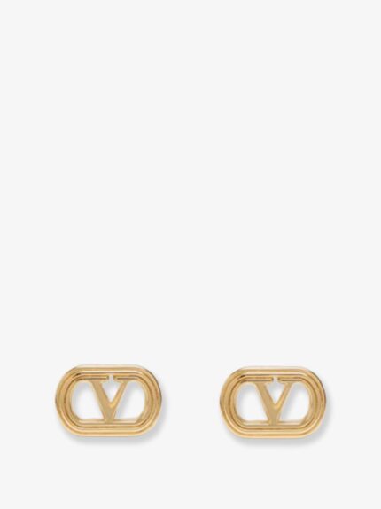 Valentino Garavani Ovalette Metal Earrings