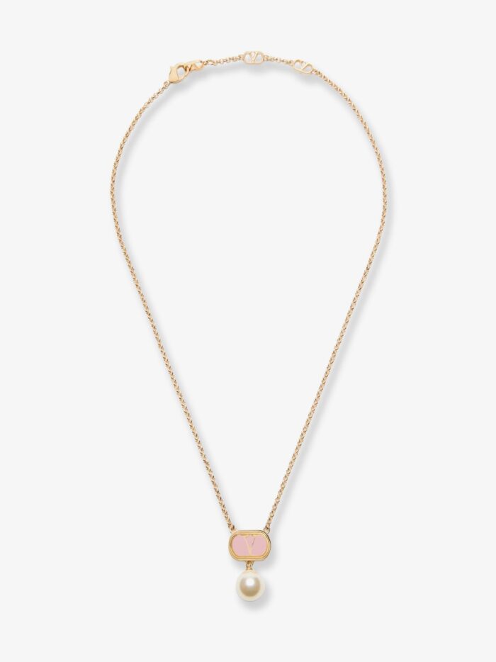 Valentino Garavani Ovalette Metal Necklace
