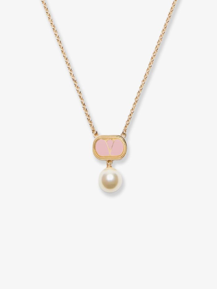 Valentino Garavani Ovalette Metal Necklace