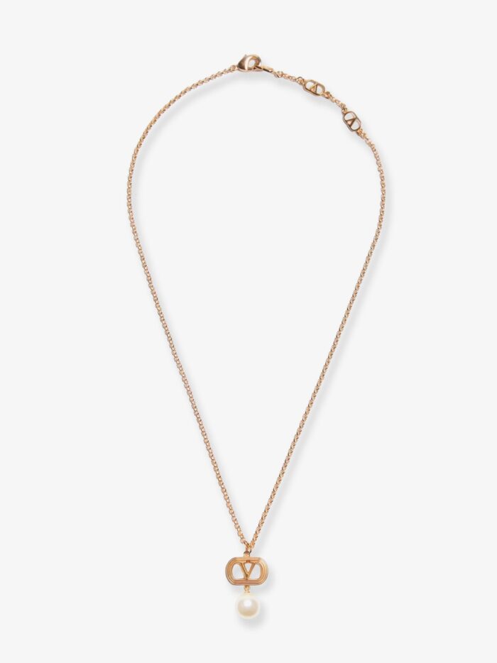 valentino garavani ovalette metal necklace Valentino Garavani Ovalette Metal Necklace
