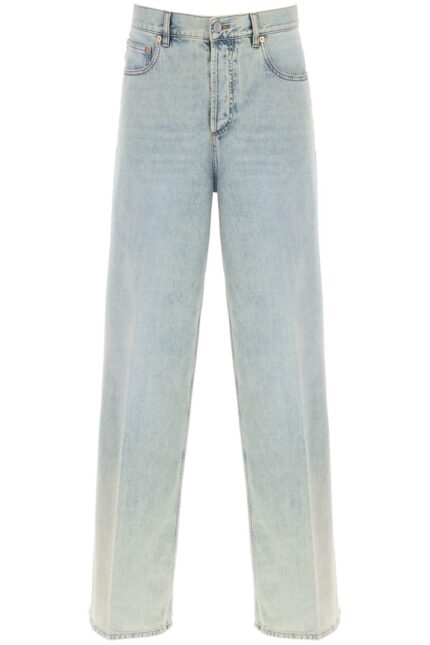 VALENTINO GARAVANI Oversized Jeans With V Detail