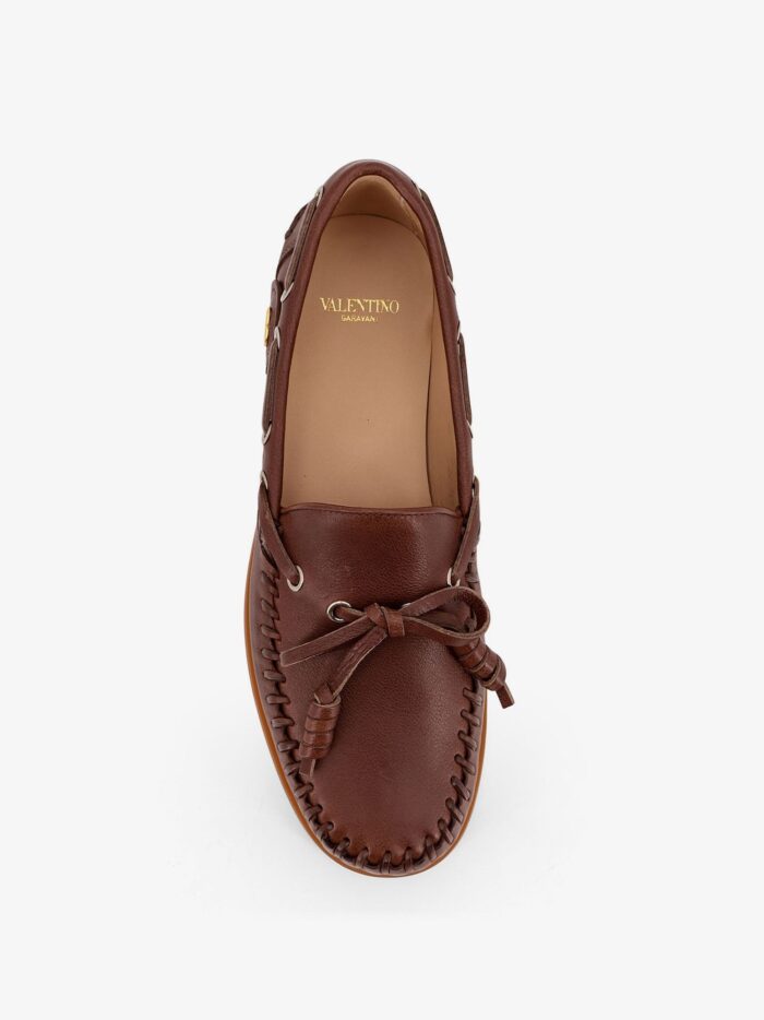 Valentino Garavani Palm Avenue Leather Loafers