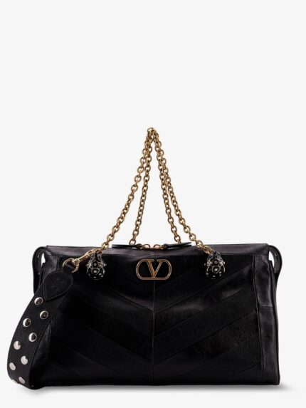 Valentino Garavani Panthea Leather Shoulder Bag