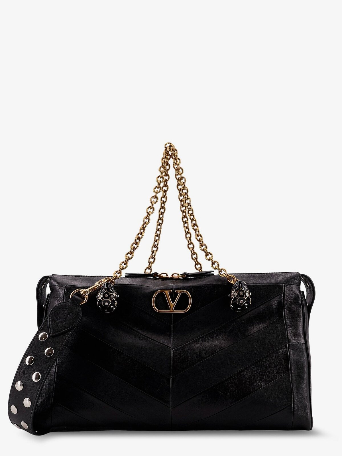 Valentino Garavani Panthea Leather Shoulder Bag