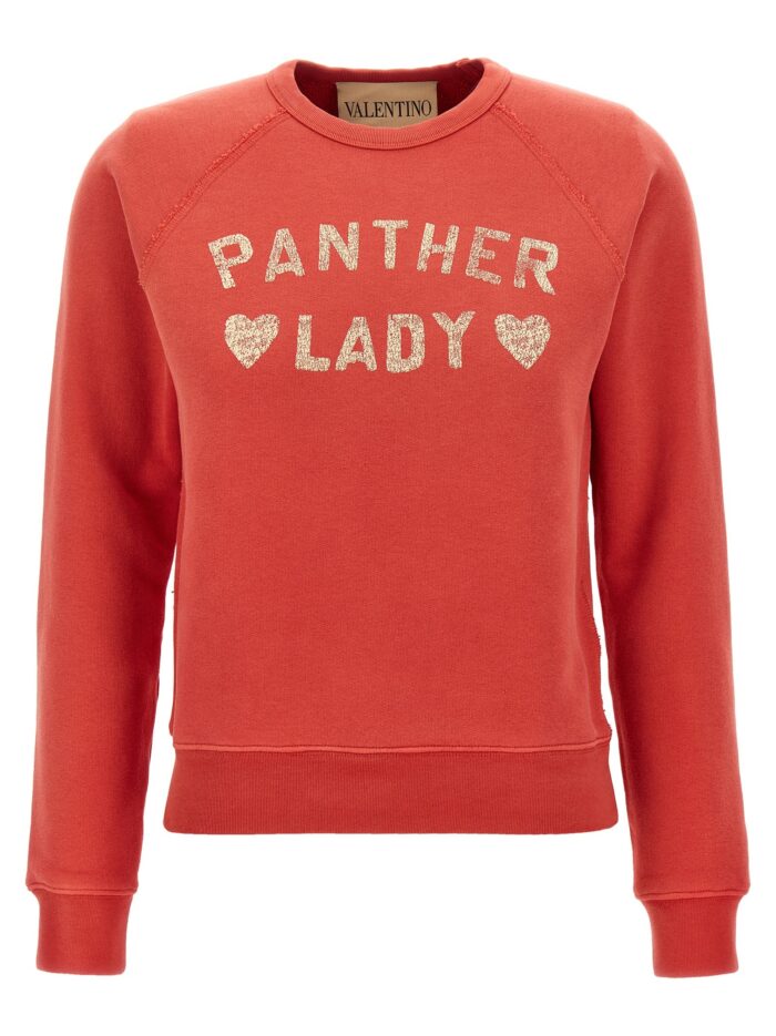 valentino garavani 'panther lady' sweatshirt Valentino Garavani 'Panther Lady' Sweatshirt
