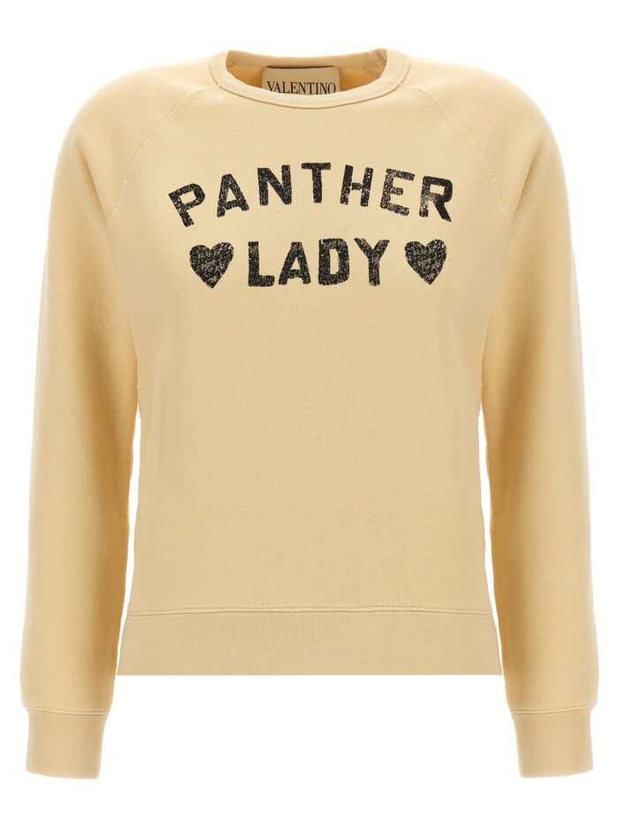 valentino garavani 'panther lady' sweatshirt Valentino Garavani 'Panther Lady' Sweatshirt