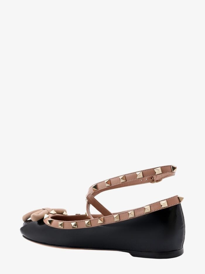 Valentino Garavani Patent Leather Ballerinas With Iconic Studs