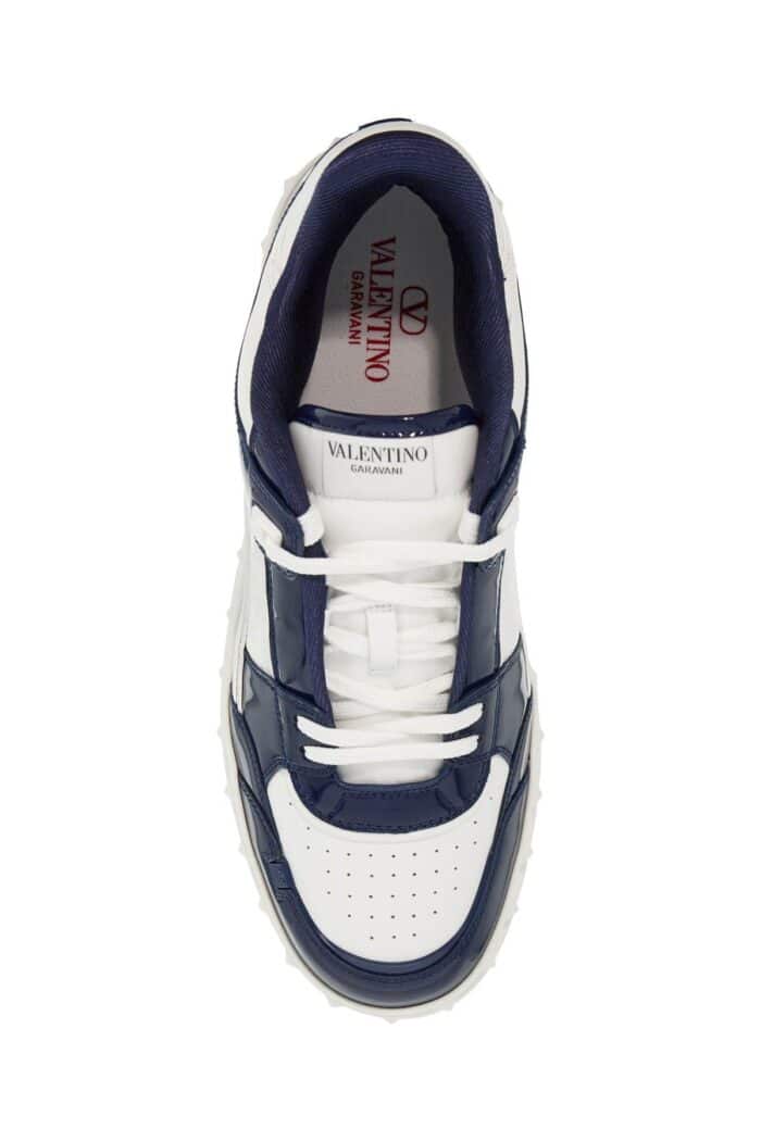 VALENTINO GARAVANI Patent Leather Freedots Low-top Sneakers