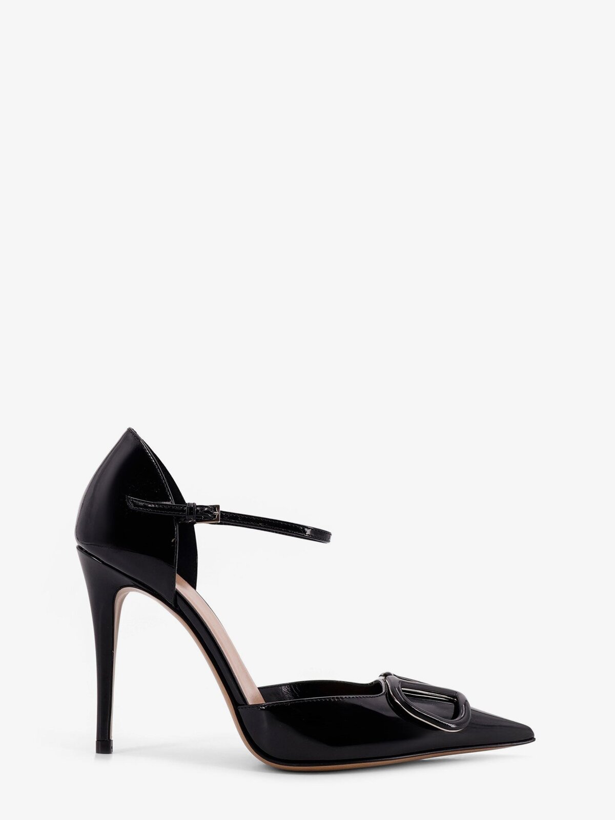 Valentino Garavani Patent Leather Pumps With VLogo Signature