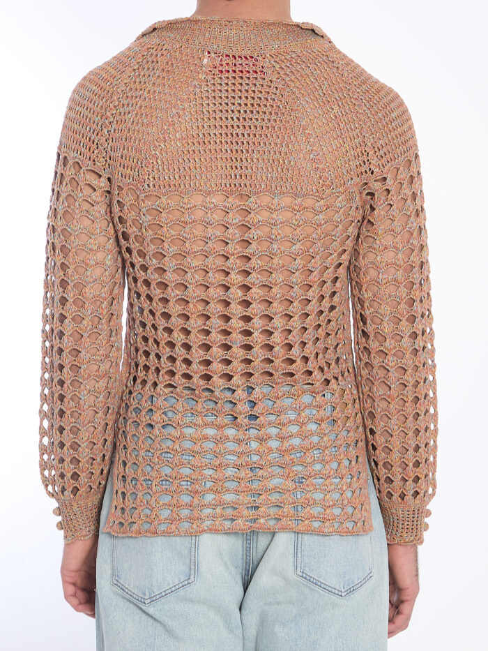 Valentino Garavani Perforated knit shirt