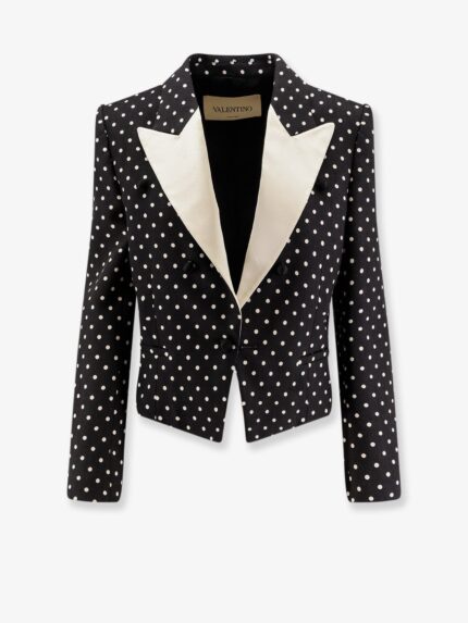 Valentino Garavani Polka-Dots Viscose Blazer