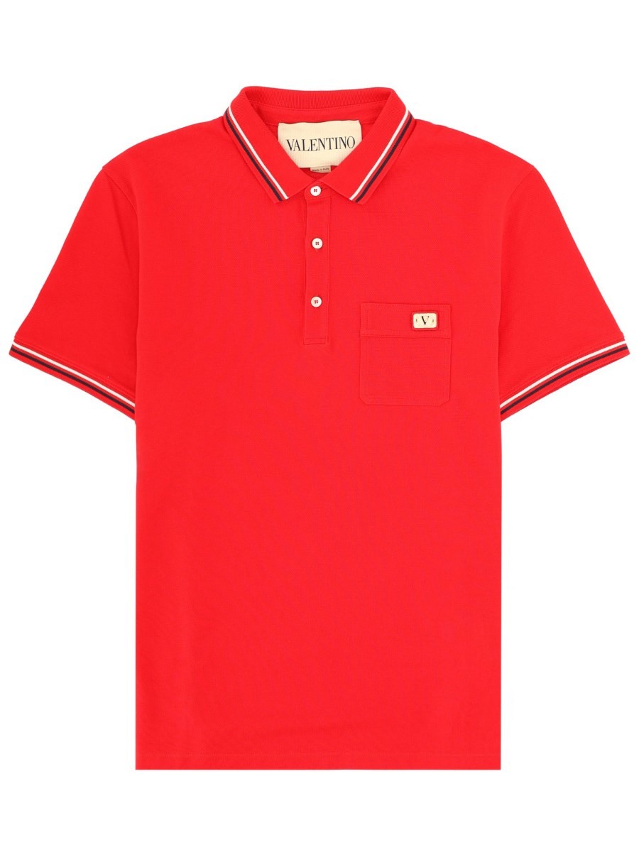 Valentino Garavani POLO CON PATCH LOGO