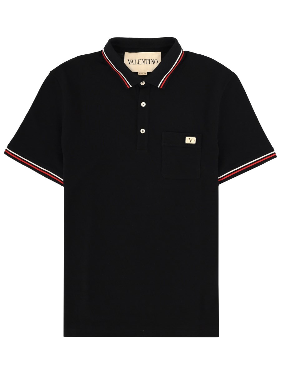 Valentino Garavani POLO CON PATCH LOGO