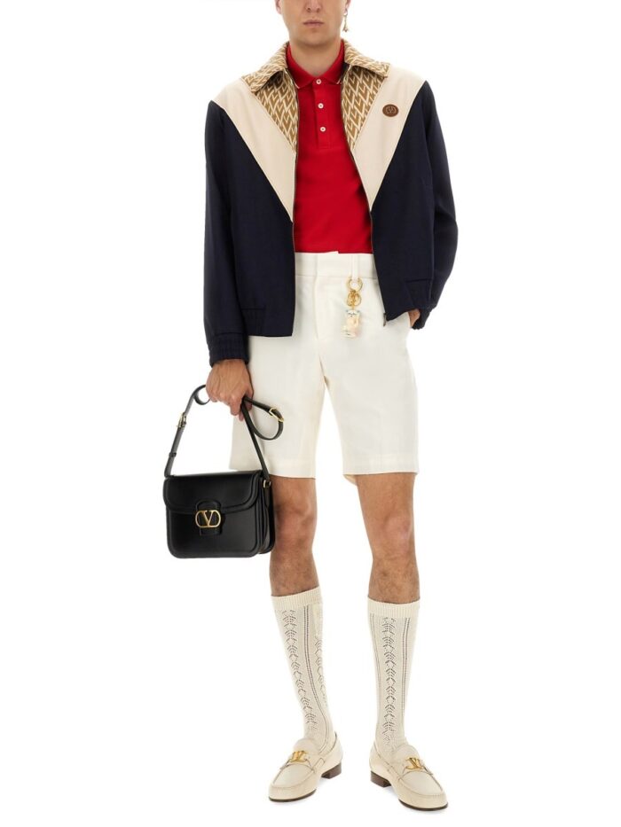 Valentino Garavani POLO SHIRT WITH SIGNATURE VLOGO