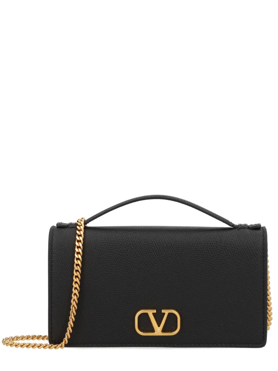 Valentino Garavani PORTAFOGLIO CON CATENA "VLOGO SIGNATURE"
