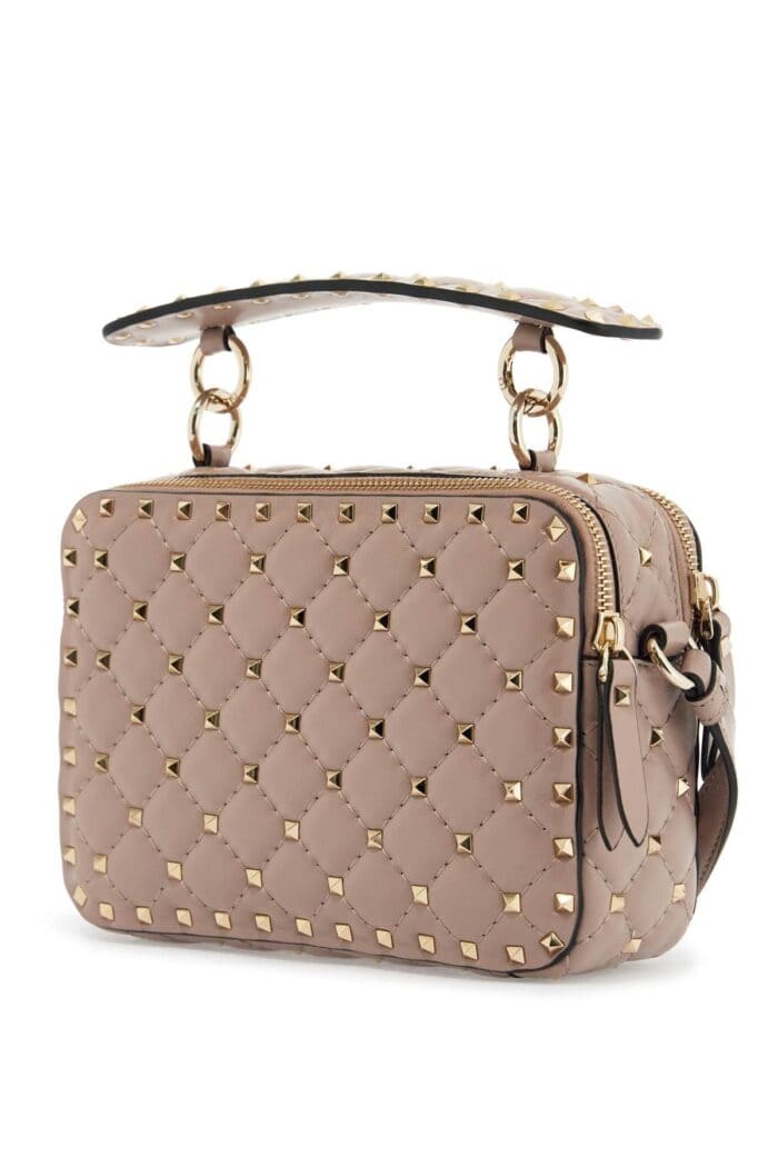 VALENTINO GARAVANI Quilted Poudr Shoulder Bag With Golden Studs