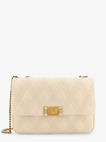 Valentino Garavani Quiltie 67 Leather Shoulder Bag