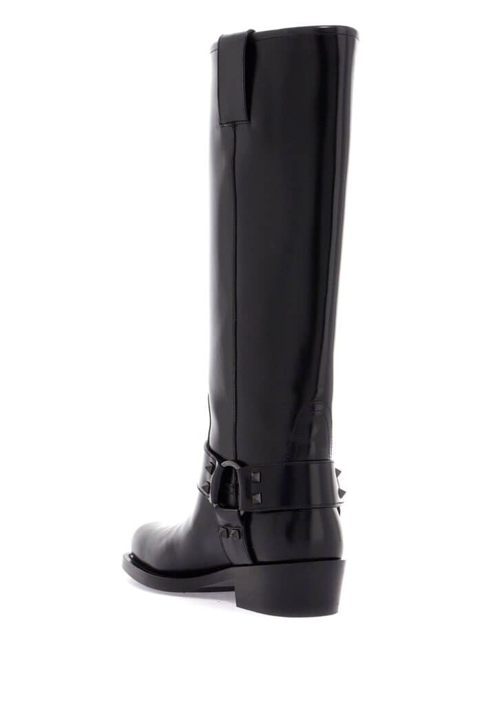 VALENTINO GARAVANI Rockstud Biker Boot