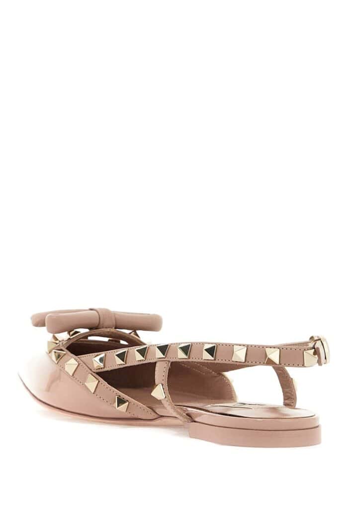 VALENTINO GARAVANI Rockstud Bow Slingback Baller