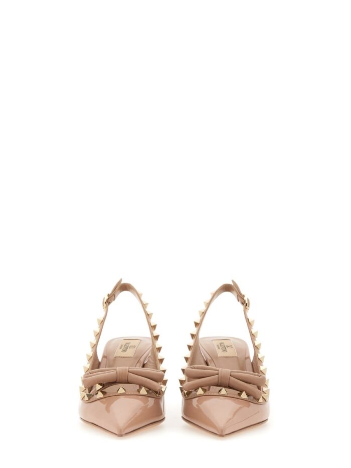 Valentino Garavani "ROCKSTUD BOW" SLINGBACK PUMPS