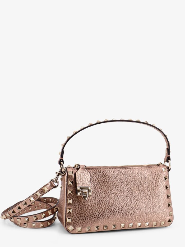 Valentino Garavani Rockstud Laminated Leather Crossbody Bag