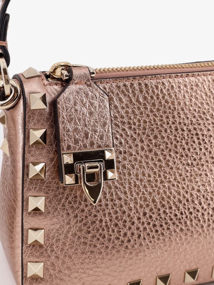 Valentino Garavani Rockstud Laminated Leather Crossbody Bag
