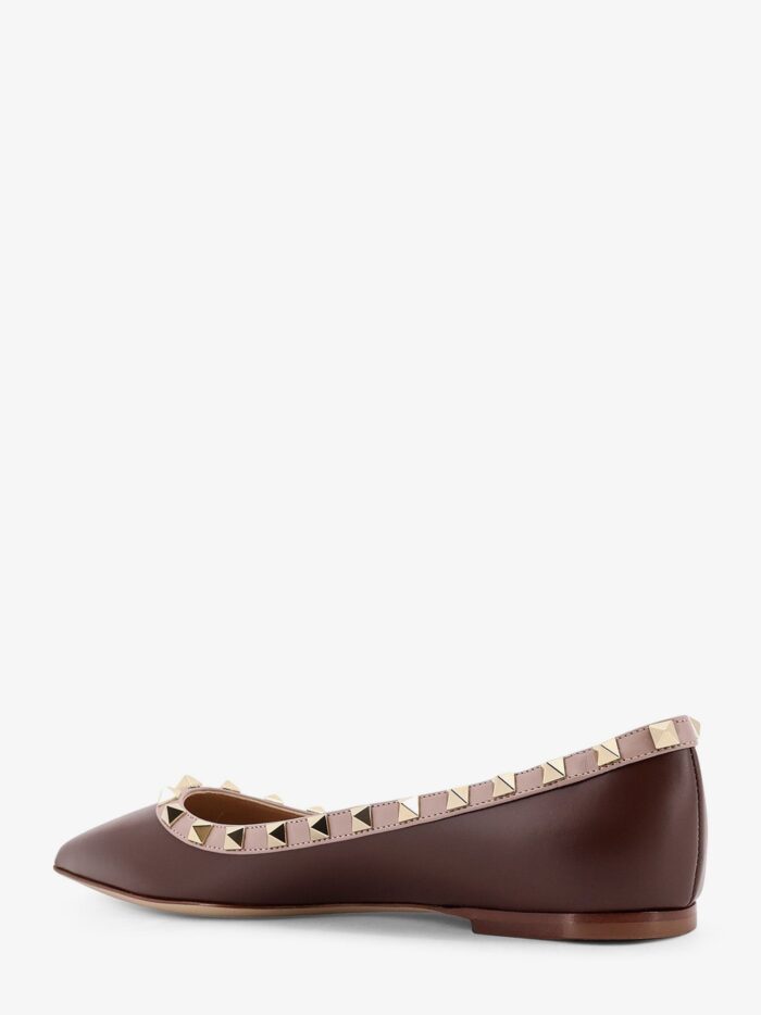 Valentino Garavani Rockstud Leather Ballerinas