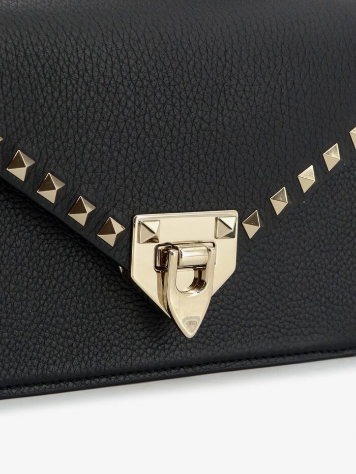 Valentino Garavani Rockstud Leather Crossbody Bag With Stud Detail