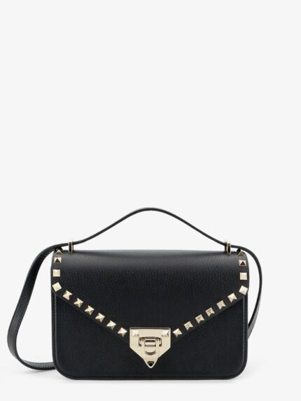 Valentino Garavani Rockstud Leather Crossbody Bag With Stud Detail