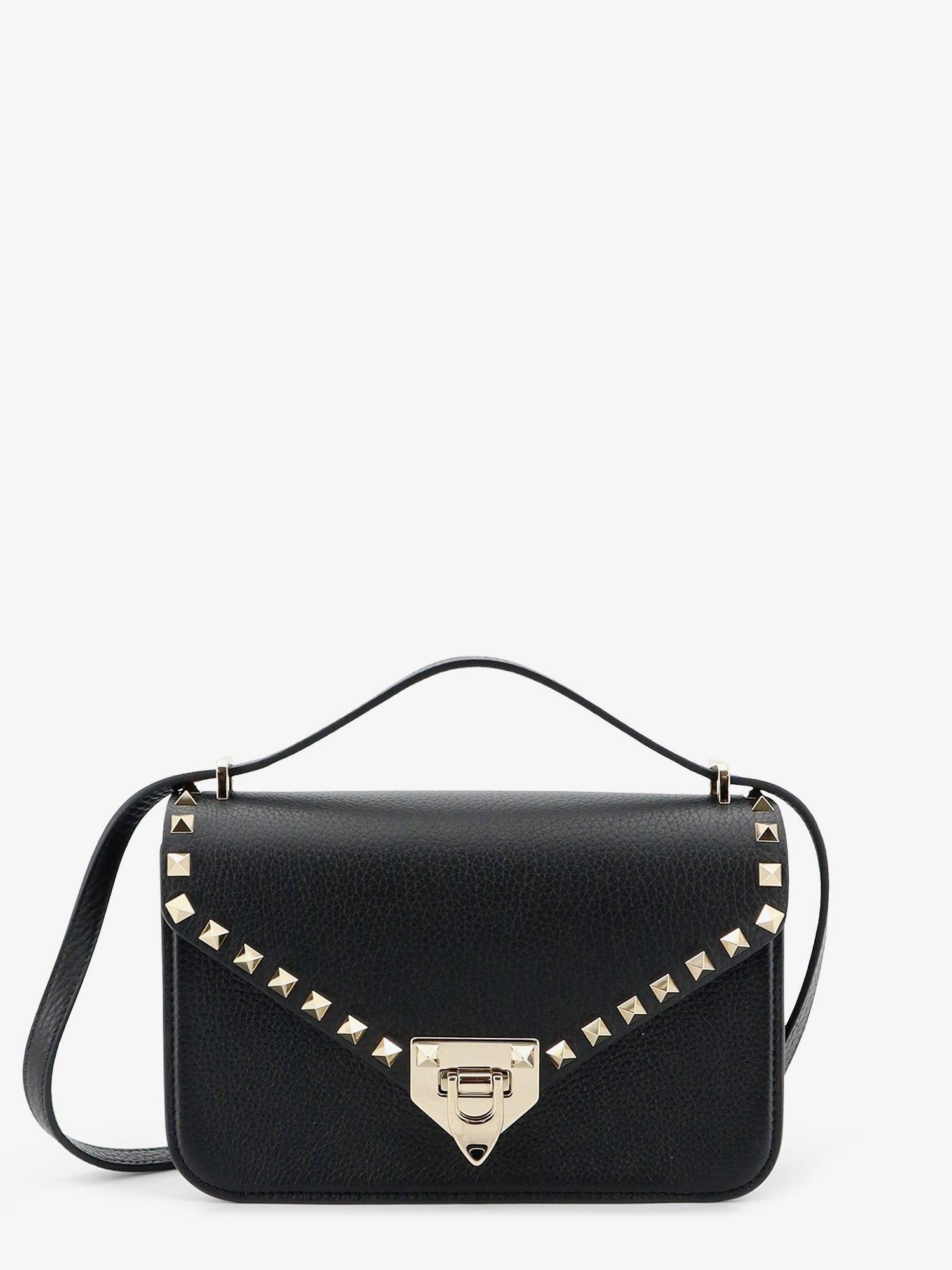 Valentino Garavani Rockstud Leather Crossbody Bag With Stud Detail