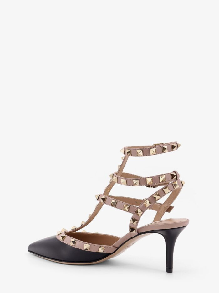 Valentino Garavani Rockstud Leather Decolleté Slingback