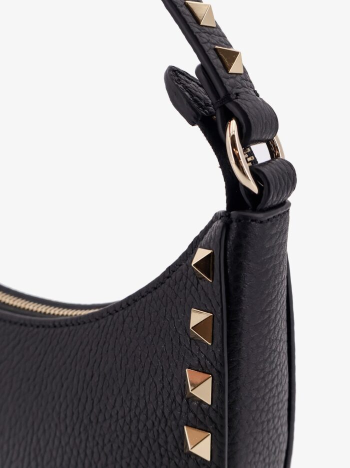 Valentino Garavani Rockstud Leather Mini Hobo Bag
