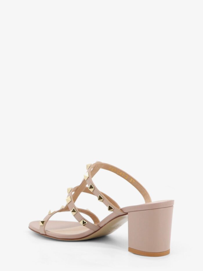 Valentino Garavani Rockstud Leather Sandals With Iconic All-over Studs