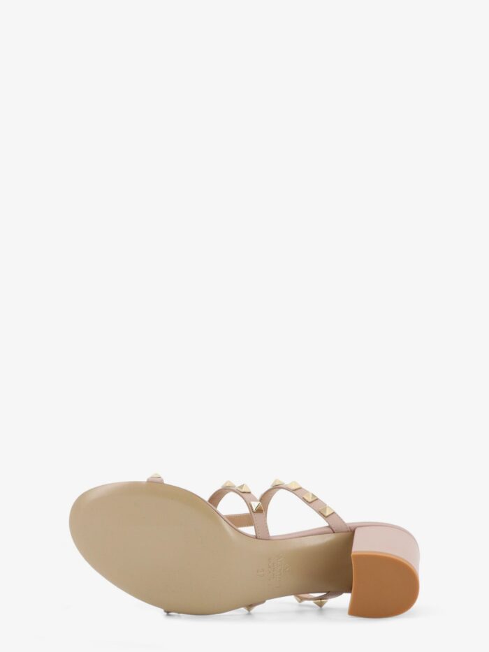 Valentino Garavani Rockstud Leather Sandals With Iconic All-over Studs
