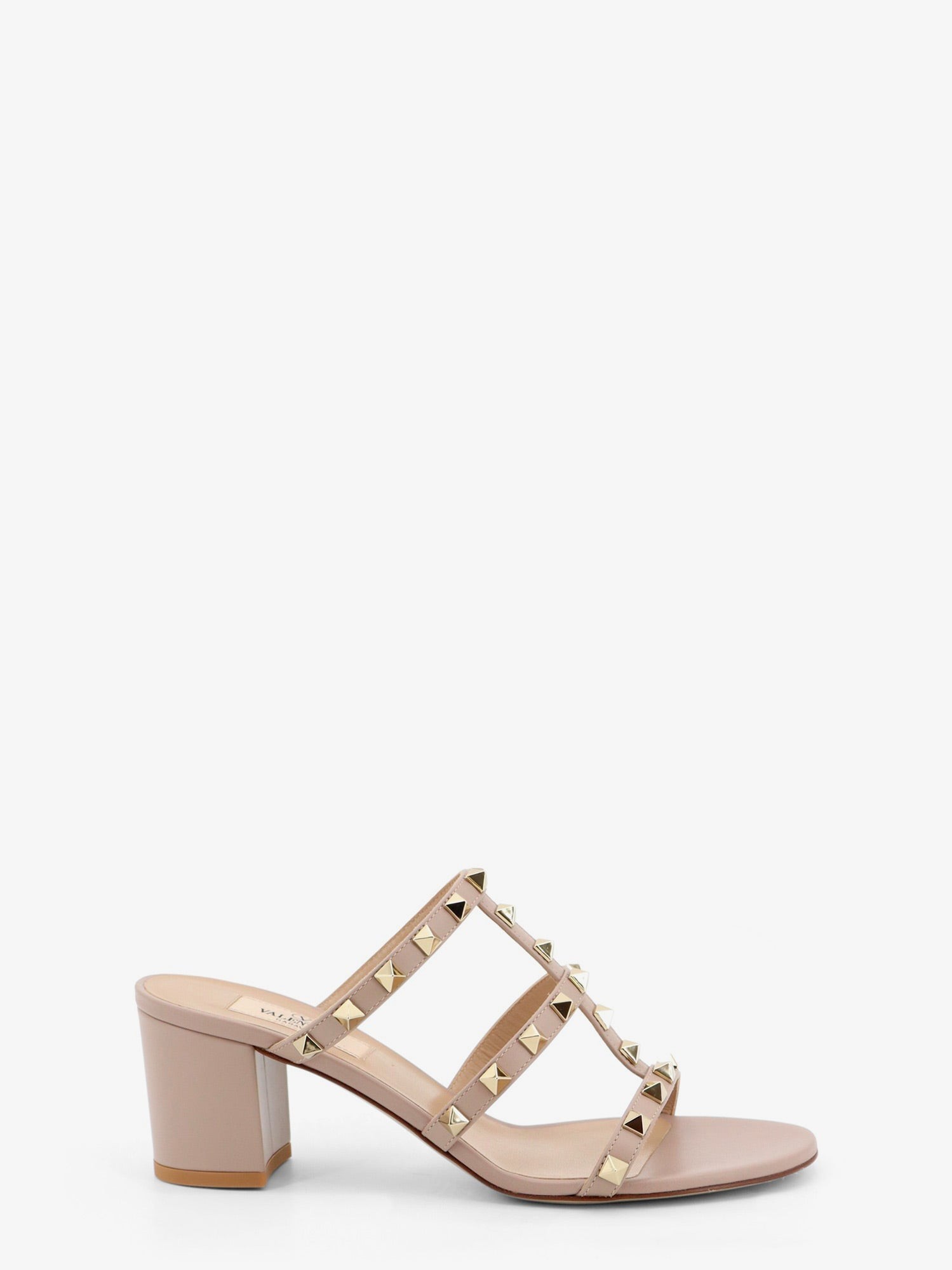 Valentino Garavani Rockstud Leather Sandals With Iconic All-over Studs
