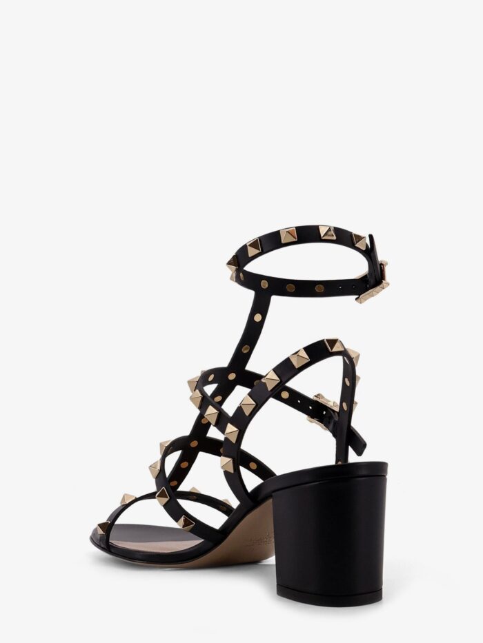 Valentino Garavani Rockstud Leather Sandals With Iconic Studs