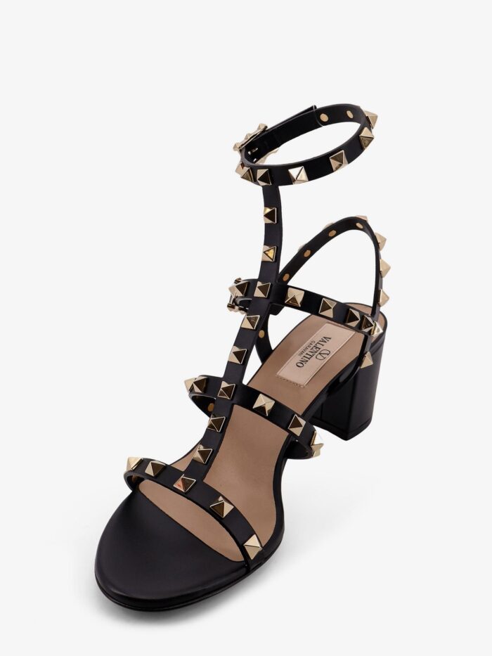 Valentino Garavani Rockstud Leather Sandals With Iconic Studs