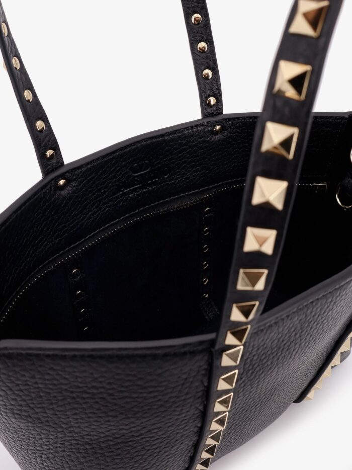 Valentino Garavani Rockstud Leather Shopping Bag