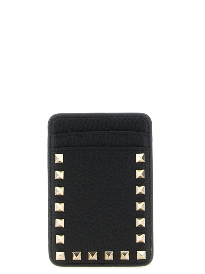 valentino garavani 'rockstud' magnetic card holder Valentino Garavani 'Rockstud' Magnetic Card Holder