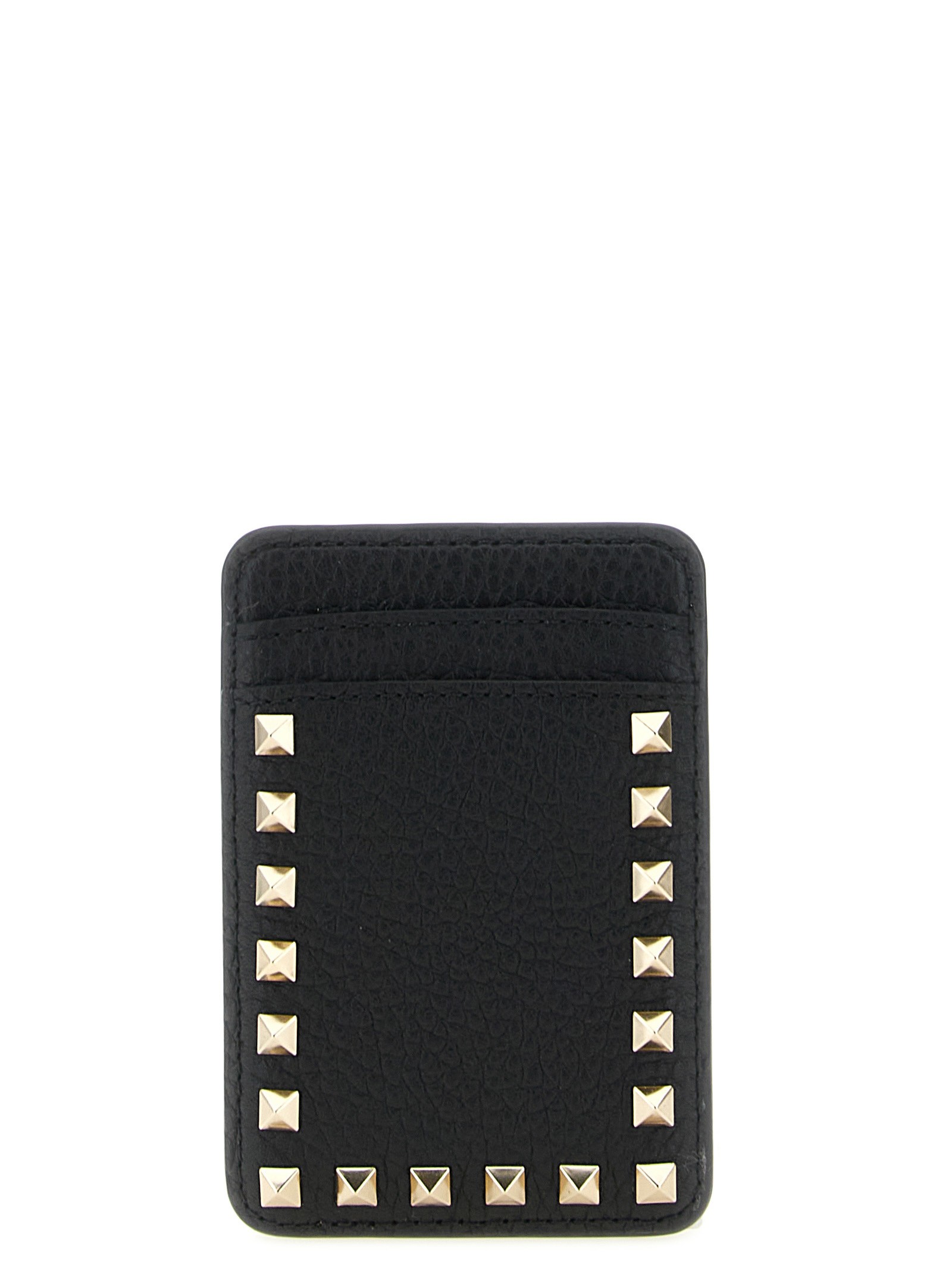 Valentino Garavani 'Rockstud' Magnetic Card Holder