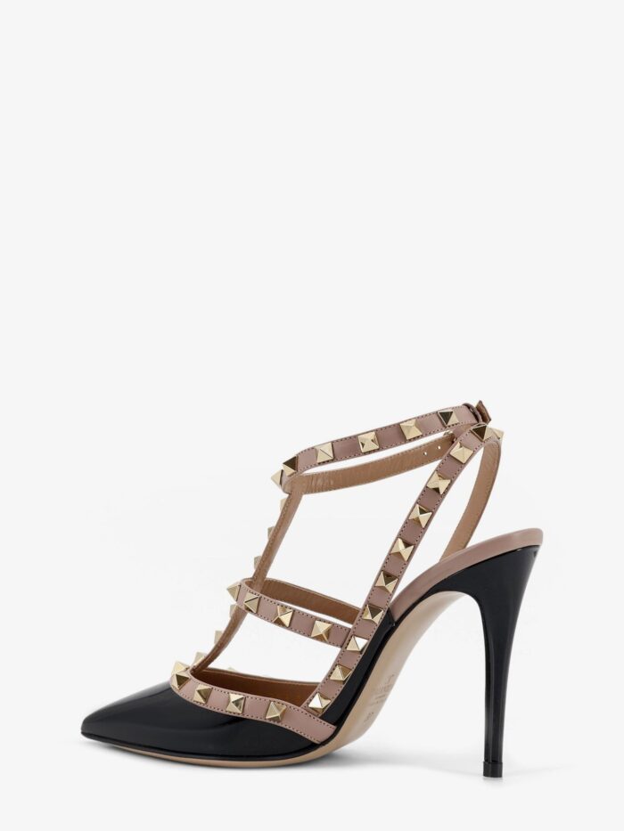 Valentino Garavani Rockstud Patent Leather Pumps With Iconic Studs