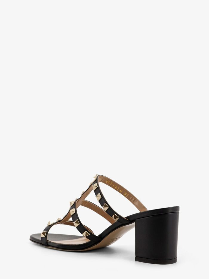 Valentino Garavani Rockstud Slide Leather Sandals