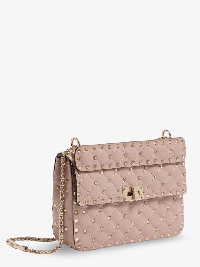 Valentino Garavani Rockstud Spike Leather Crossbody Bag With Iconic All-over Studs