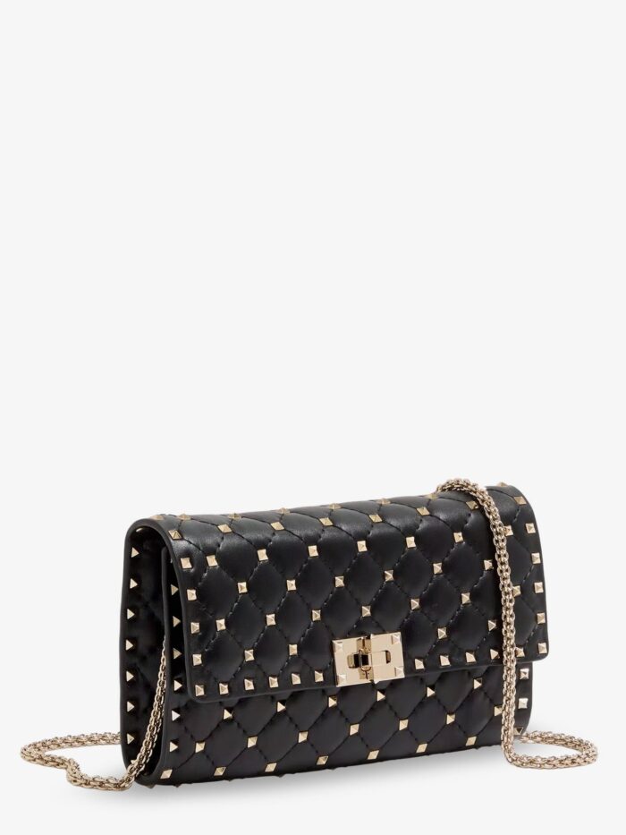 Valentino Garavani Rockstud Spike Leather Crossbody Bag With Iconic All-over Studs