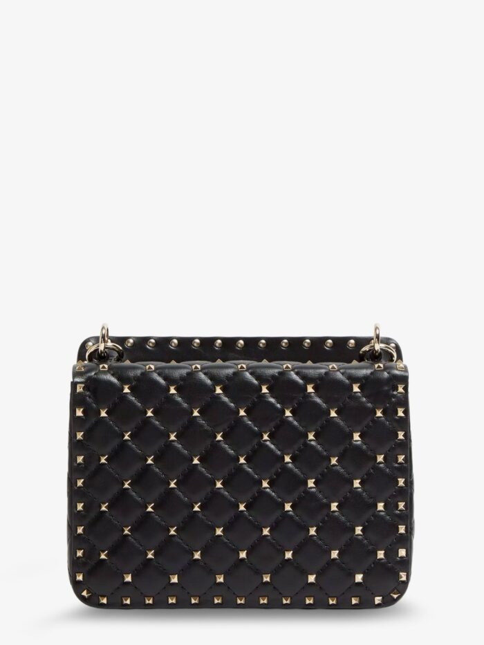 Valentino Garavani Rockstud Spike Leather Crossbody Bag With Iconic All-over Studs