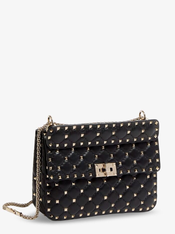 Valentino Garavani Rockstud Spike Leather Crossbody Bag With Iconic All-over Studs