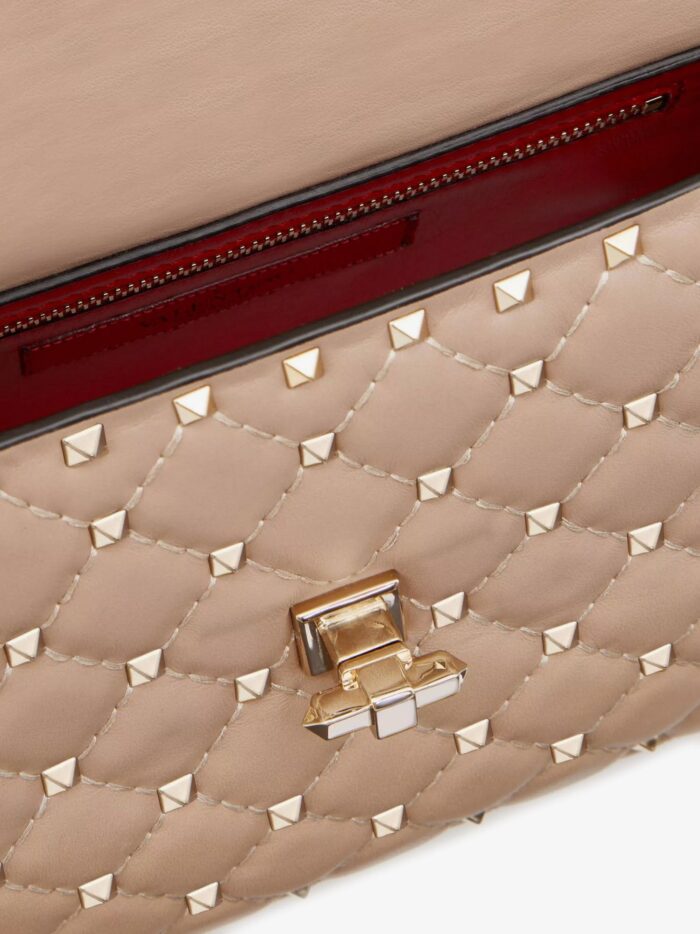 Valentino Garavani Rockstud Spike Leather Shoulder Bag