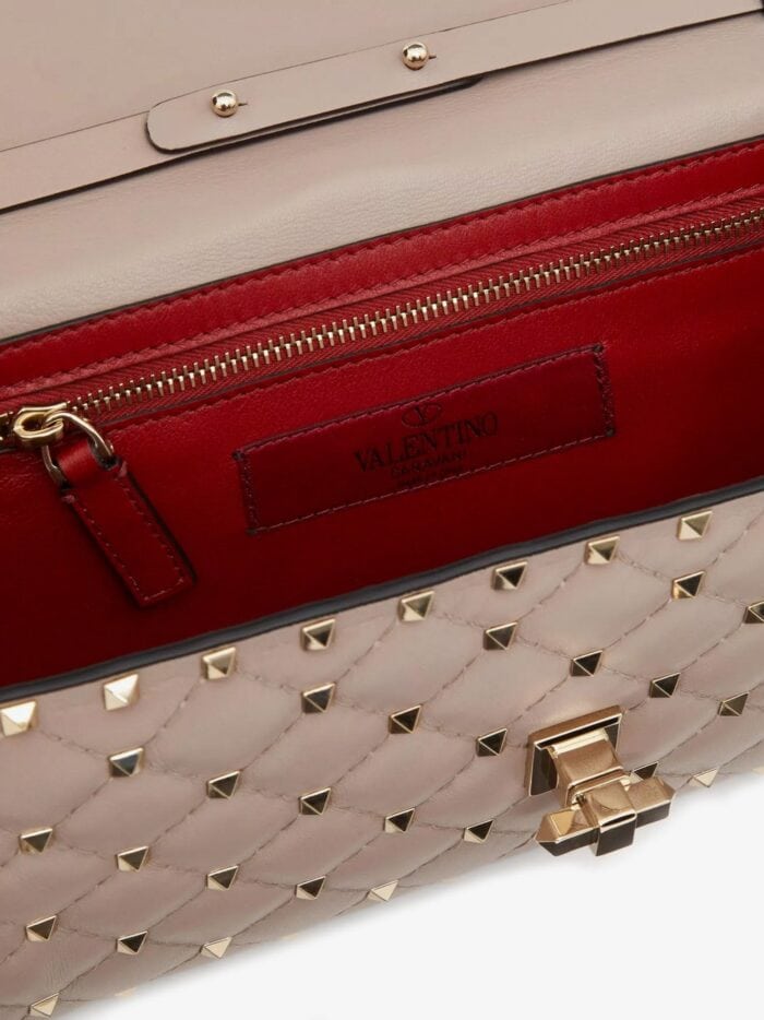 Valentino Garavani Rockstud Spike Leather Shoulder Bag